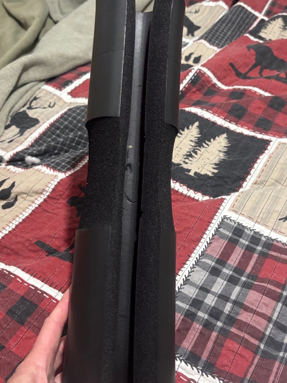 Black Foam Weight Lifting Pad
